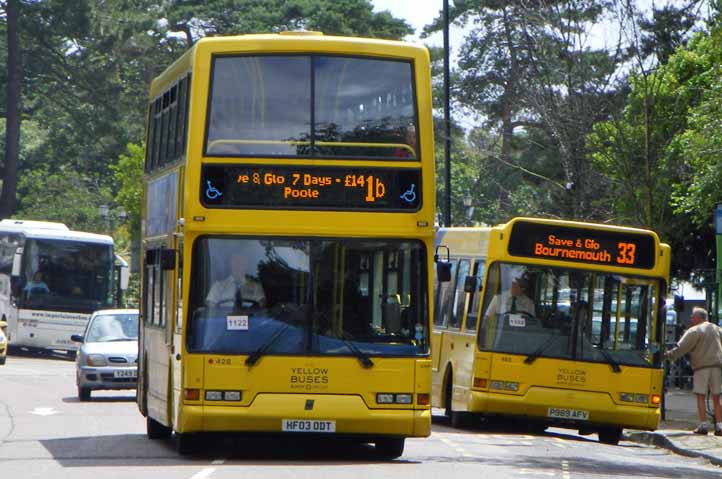 Yellow Buses East Lancs Volvo B7TL 428 & Dennis Dart 483